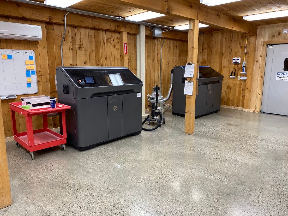 3D printers at Unlimited Tomorrow headquarters in Rhinebeck