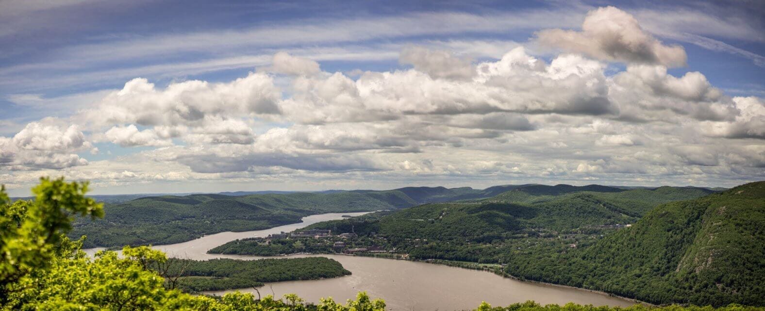 Clouds over the Hudson River