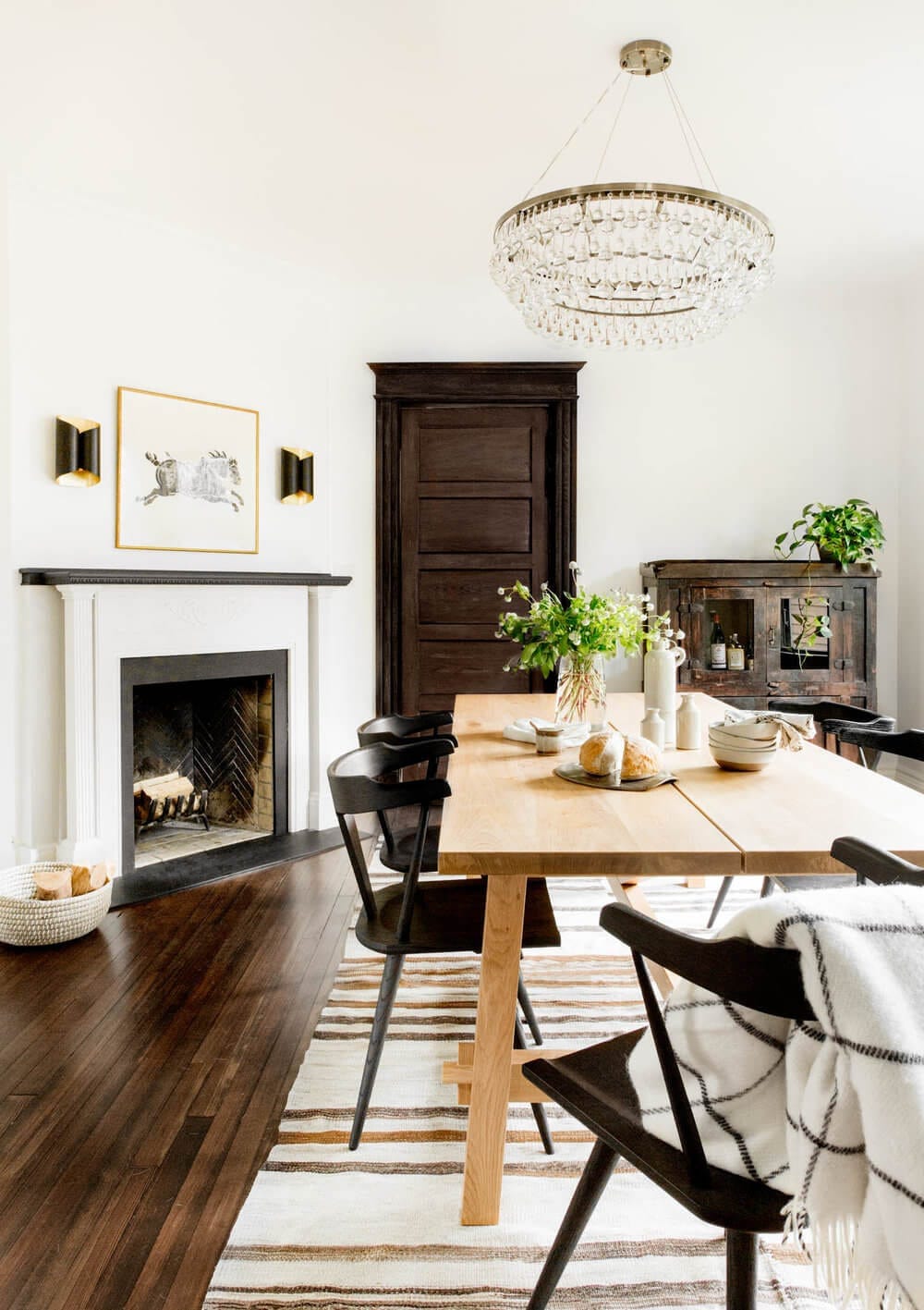 An interior dining room shot by Rikki Snyder